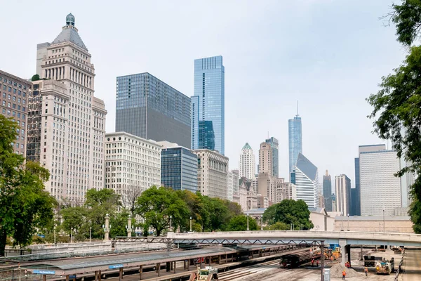 Chicago şehir manzarası.