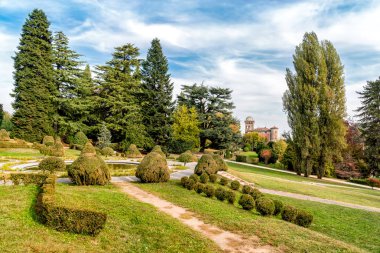 Genel parkta Villa Toeplitz Varese, İtalya