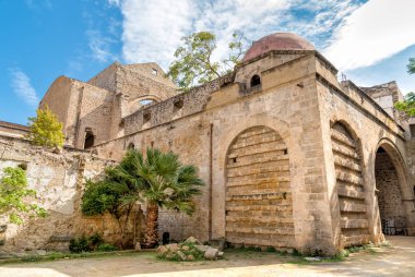 Santa Maria dello Spasimo Unfinished Kilisesi, Kalsa bölge, Palermo, Sicilya, İtalya'nın en eski yerleşim yerlerinden biri yer alır