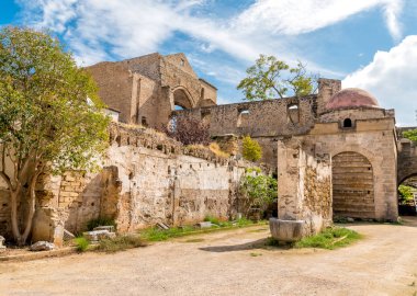Santa Maria dello Spasimo Unfinished Kilisesi, Kalsa bölge, Palermo, Sicilya, İtalya'nın en eski yerleşim yerlerinden biri yer alır