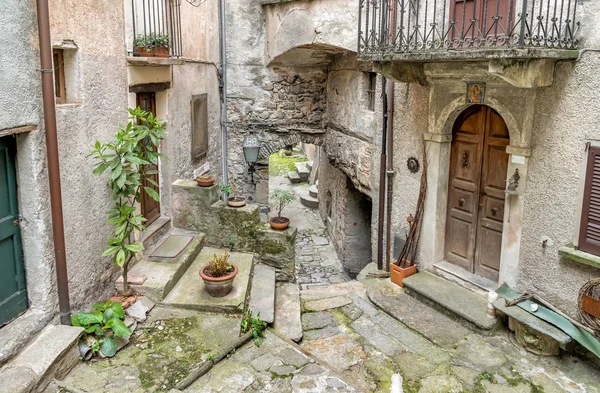 Narrow Streets Castello Valsolda Small Village Ancient Origin Municipality Valsolda — Stock Photo, Image