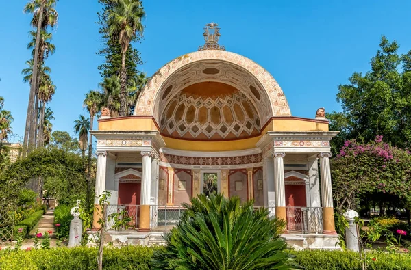 Jardín Público Villa Giulia Palermo Sicilia Italia — Foto de Stock