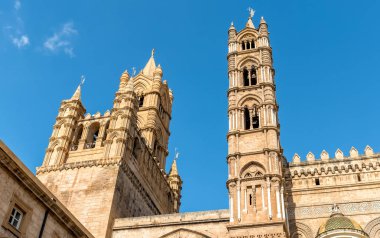 Palermo katedral Kulesi kiliseler, Sicilya, İtalya