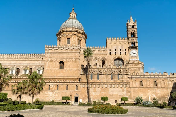 Vista Catedral Palermo Sicilia Sur Italia —  Fotos de Stock