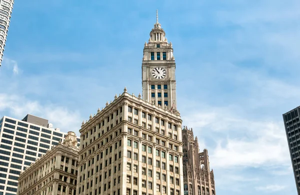 Wrigley Épület Egy Felhőkarcoló Található Közvetlenül Chicagói Michigan Avenue Épült — Stock Fotó
