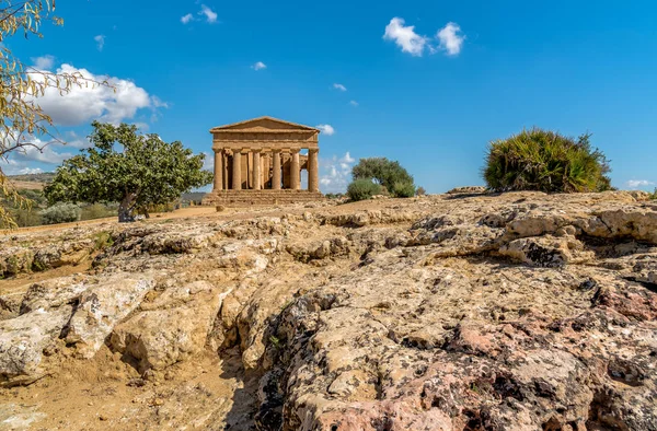 Parque Arqueológico Vale Dos Templos Agrigento Sicília Itália — Fotografia de Stock