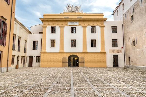 Pohled Steri Teatini Historický Palác Palermo Sicílie Jižní Itálie — Stock fotografie