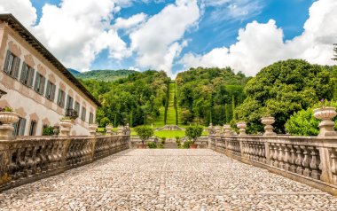 Casalzuigno'daki Varese eyaletinde yer alan Villa Della Porta Bozzolo.