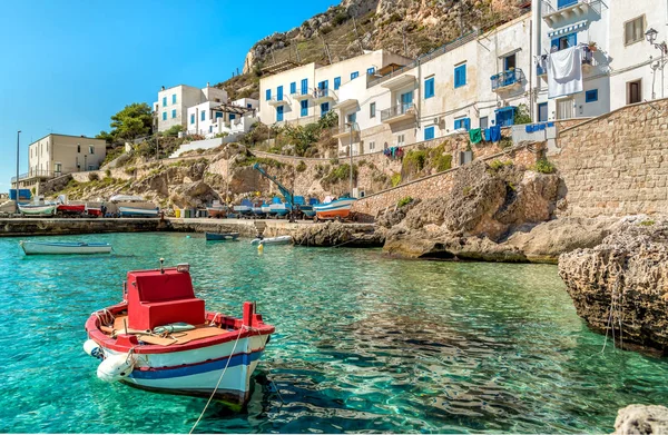 Vue Sur Île Levanzo Est Petite Des Trois Îles Égadiennes — Photo