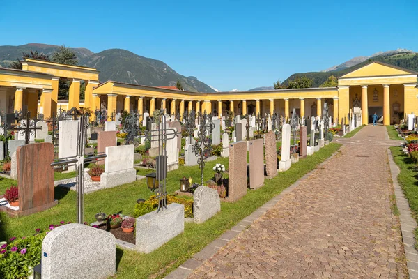 Bruneck Brunico Tirol Sul Itália Outubro 2019 Cemitério Guerra Brunico — Fotografia de Stock