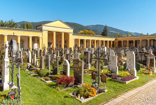 Bruneck Brunico Tirol Sul Itália Outubro 2019 Cemitério Guerra Brunico — Fotografia de Stock