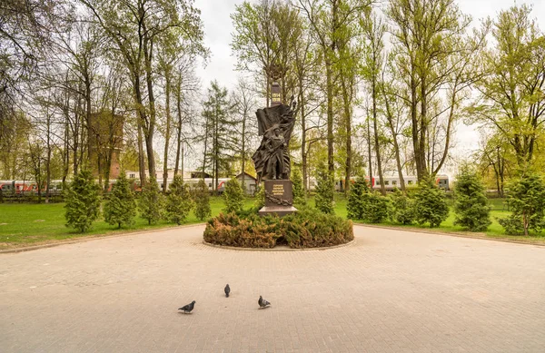 Pskov Russische Federatie Mei 2018 Monument Voor Helden Van Eerste — Stockfoto