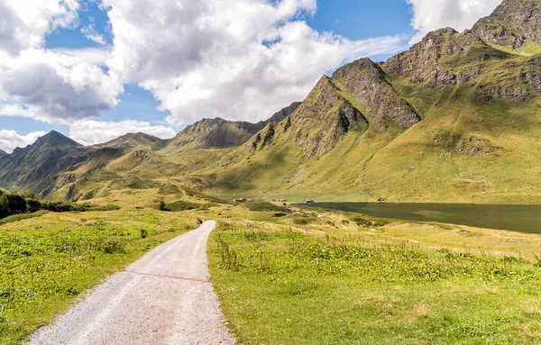 Paisaje Alpino Del Valle Piora Con Lago Cadagno Fondo Cantón — Foto de Stock