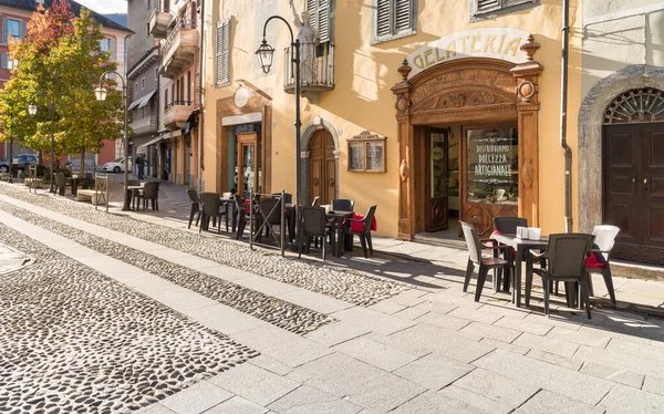 Domodossola Piamonte Italia Noviembre 2016 Heladería Típica Italiana Centro Histórico — Foto de Stock