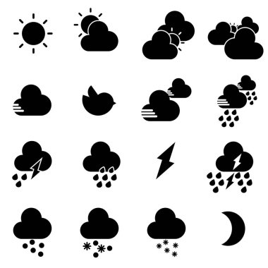 Weather simge siyah