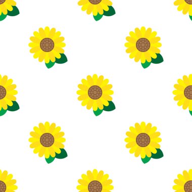 seamless ayçiçeği modeli