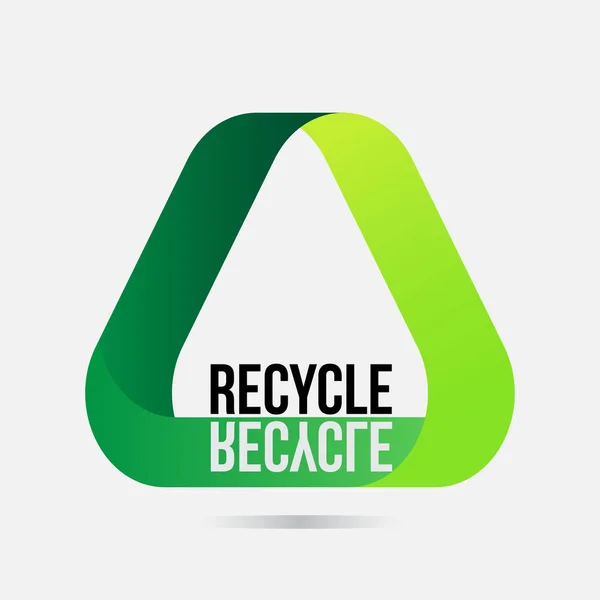 Recycle groene cyclus — Stockvector