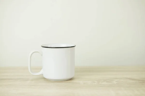 Caneca de café branco — Fotografia de Stock