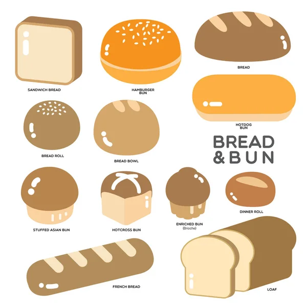 パンとパン — ストックベクタ