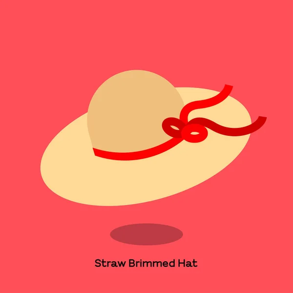STW BRIMMED HAT — стоковый вектор