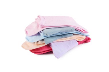 Beyaz arka plan üzerinde izole kadın çorap