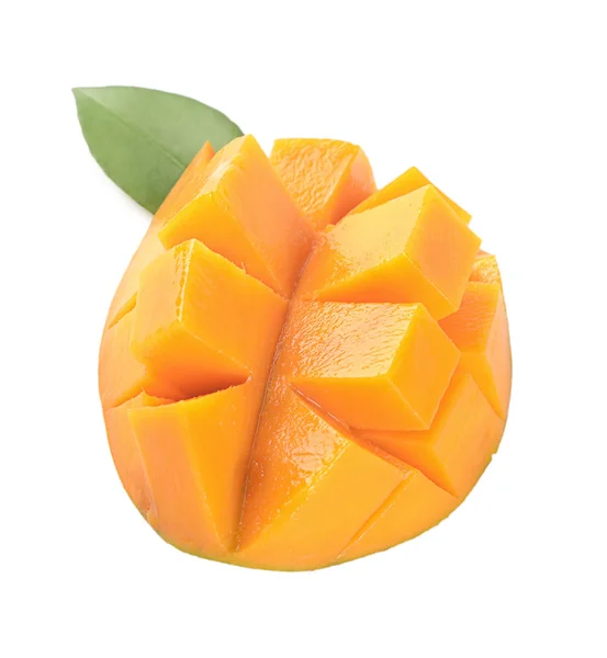 La fruta del mango aislada en blanco — Foto de Stock