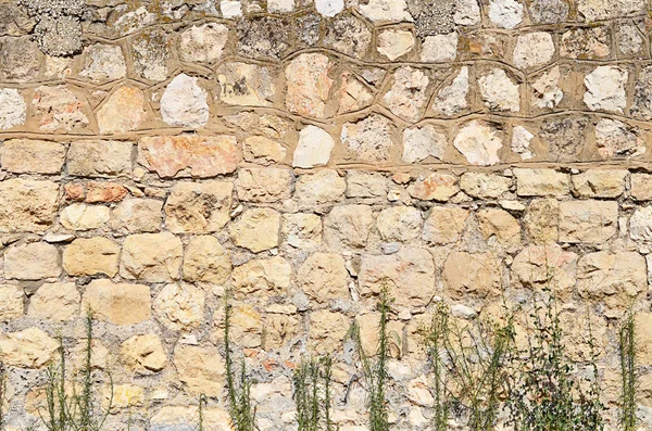 Стена из белого кирпича крупным планом — стоковое фото