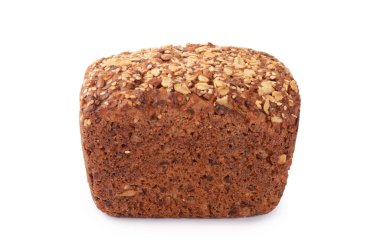 Beyaz izole tahıl ekmeği