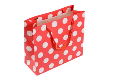 Alışveriş çantası beyaz arkaplanda izole edildi