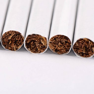 Tütün Sigaralarının Arka plan veya Dokularının Yakın Çekimi