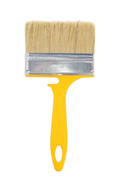 Cepillo para pintura aislada sobre fondo blanco — Foto de Stock