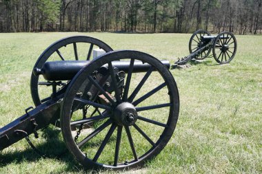 Chickamagua Muharebesinden İç Savaş Topları. 