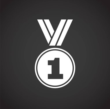 Grafik ve web tasarımı için arka planda sporla ilgili simge. Web veya mobil uygulama için yaratıcı illüstrasyon konsepti sembolü.