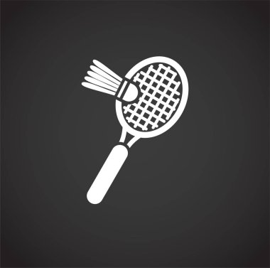 Grafik ve web tasarımı için arka planda sporla ilgili simge. Web veya mobil uygulama için yaratıcı illüstrasyon konsepti sembolü.