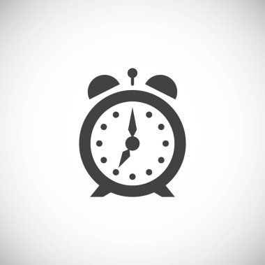 Grafik ve web tasarımı için arka planda okulla ilgili simge. Basit bir illüstrasyon. Web sayfası düğmesi ya da mobil uygulama için internet konsepti sembolü.