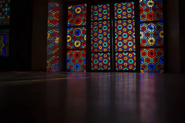 Sheki, Azerbaycan. Sheki 'deki Khans Sarayı. Azerbaycan Kültürü Mücevheri