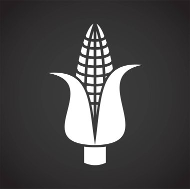 Grafik ve web tasarımı için arka planda sebzelerle ilgili simge. Web veya mobil uygulama için yaratıcı illüstrasyon konsepti sembolü.