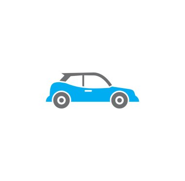 Car icon on background for graphic and web design. Creative illustration concept symbol for web or mobile app.