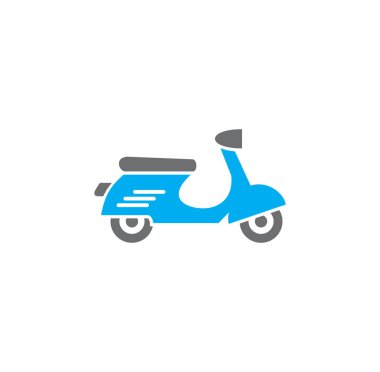 Motorcycle icon on background for graphic and web design. Creative illustration concept symbol for web or mobile app.