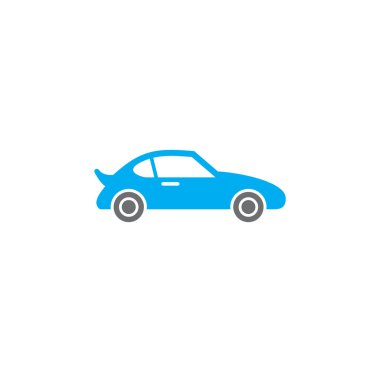 Car icon on background for graphic and web design. Creative illustration concept symbol for web or mobile app.