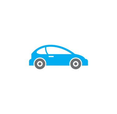 Car icon on background for graphic and web design. Creative illustration concept symbol for web or mobile app.