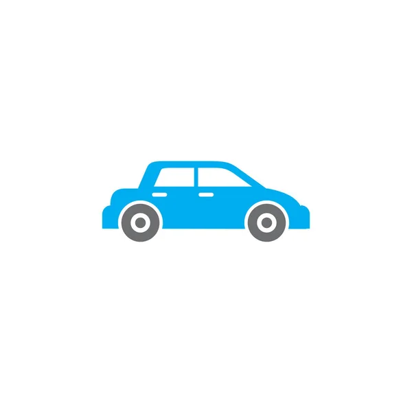 Icono del coche en el fondo para el diseño gráfico y web. Símbolo de concepto de ilustración creativa para web o aplicación móvil . — Vector de stock