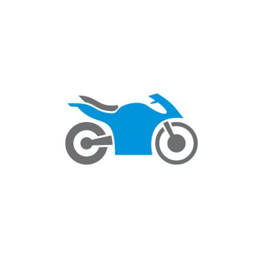 Motorcycle icon on background for graphic and web design. Creative illustration concept symbol for web or mobile app.