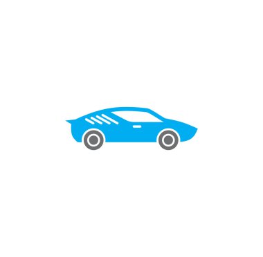 Car icon on background for graphic and web design. Creative illustration concept symbol for web or mobile app.