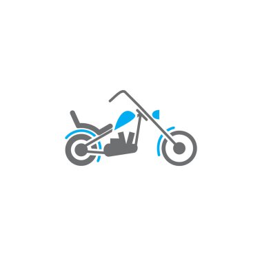 Motorcycle icon on background for graphic and web design. Creative illustration concept symbol for web or mobile app.