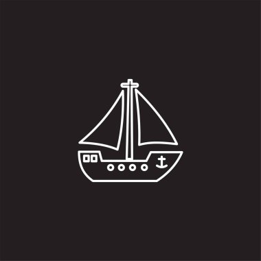 Christmas related toy icon outline on background for graphic and web design. Creative illustration concept symbol for web or mobile app.