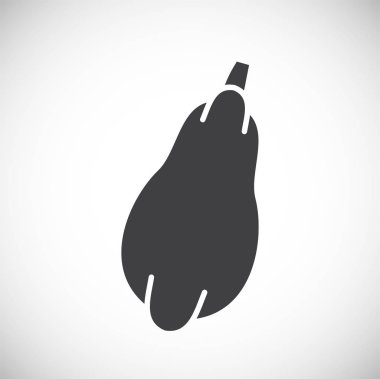 Fruit related icon on background for graphic and web design. Creative illustration concept symbol for web or mobile app