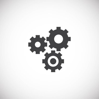 Engineering related icon on background for graphic and web design. Creative illustration concept symbol for web or mobile app.