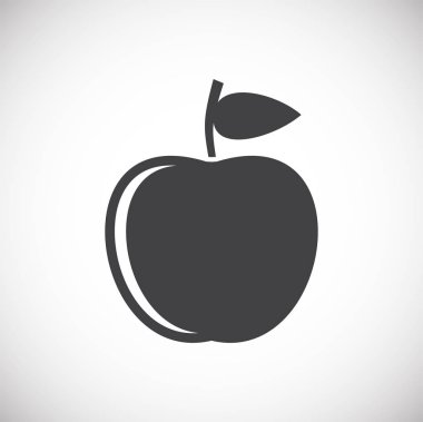 Fruit related icon on background for graphic and web design. Creative illustration concept symbol for web or mobile app