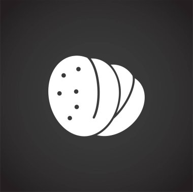 Fruit related icon on background for graphic and web design. Creative illustration concept symbol for web or mobile app